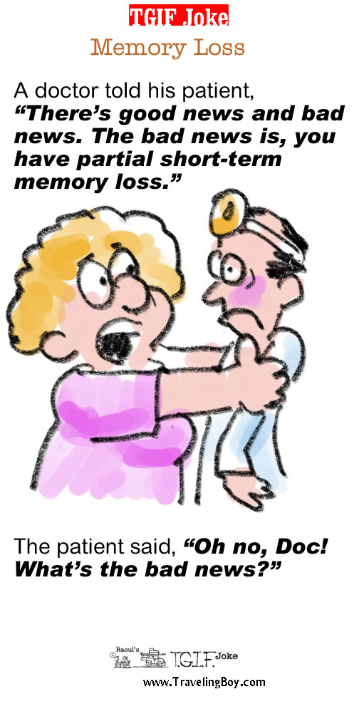 TGIF Joke of the Week: Memory Loss