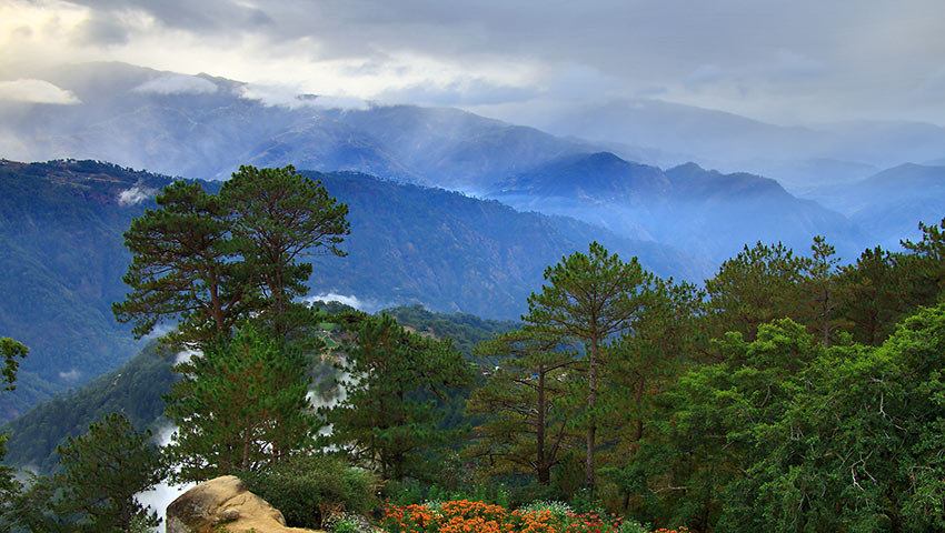 Central Cordillera mountains viewed from Atok town, Benguet