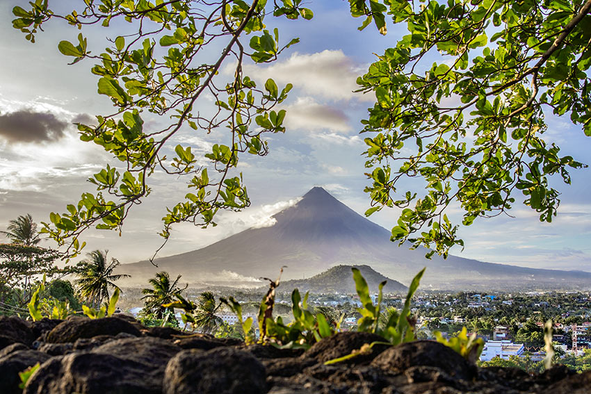 Mayon Volcano in Albay, Philippines