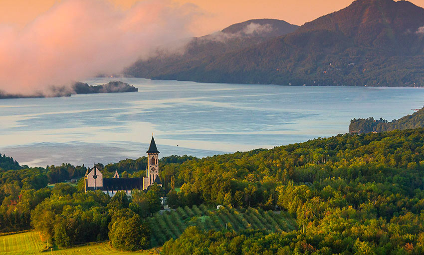 Eastern Townships region in Quebec, Canada