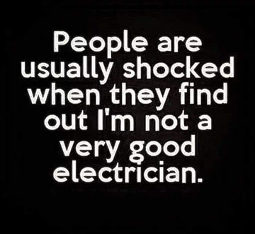 Don's Puns: Shocked by Electrician