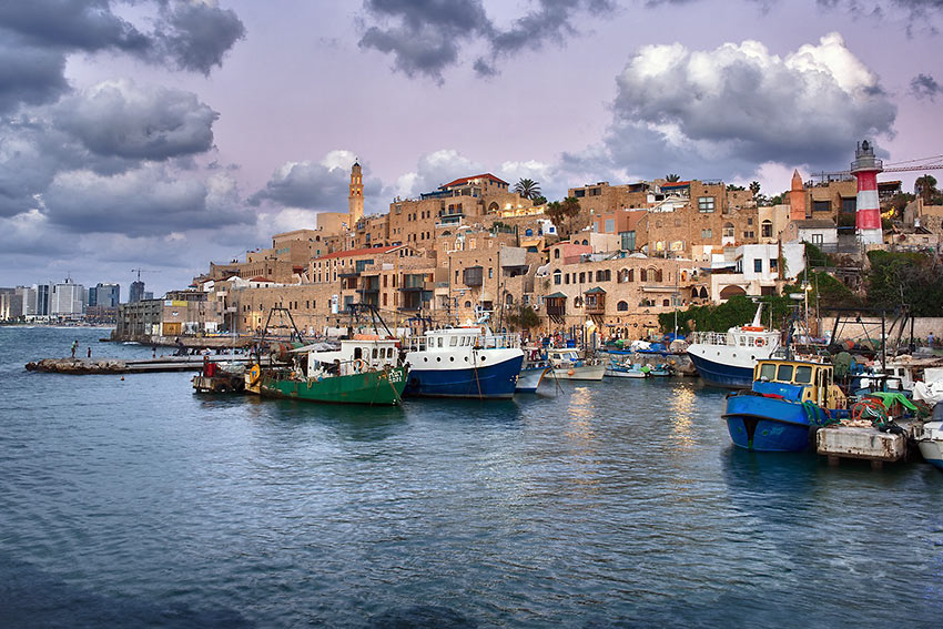 Tel Aviv, showing the Jaffa, the city's oldest section and ancient port city