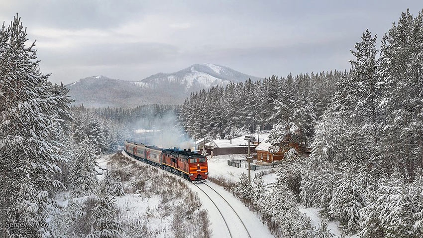 Trans-Siberian Railway train