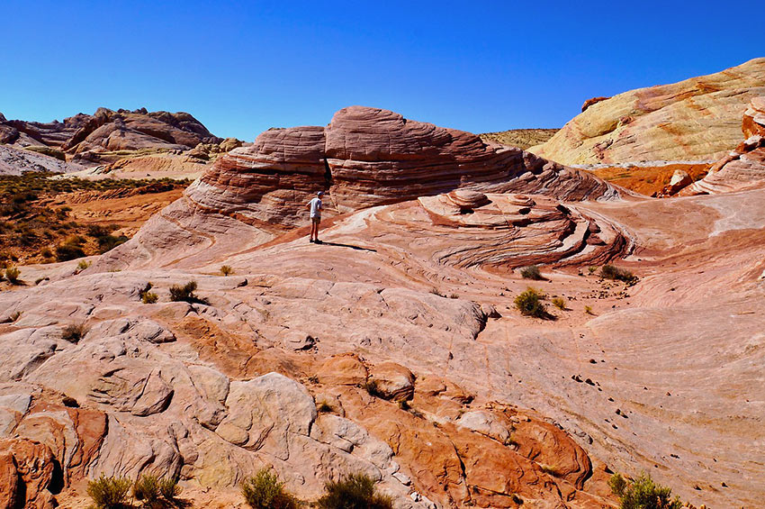 location shooting for Star Trek Generations, Valley of Fire, Nevada