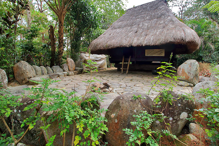 native hut at Winaca Eco Cultural Village in Tublay, Benguet