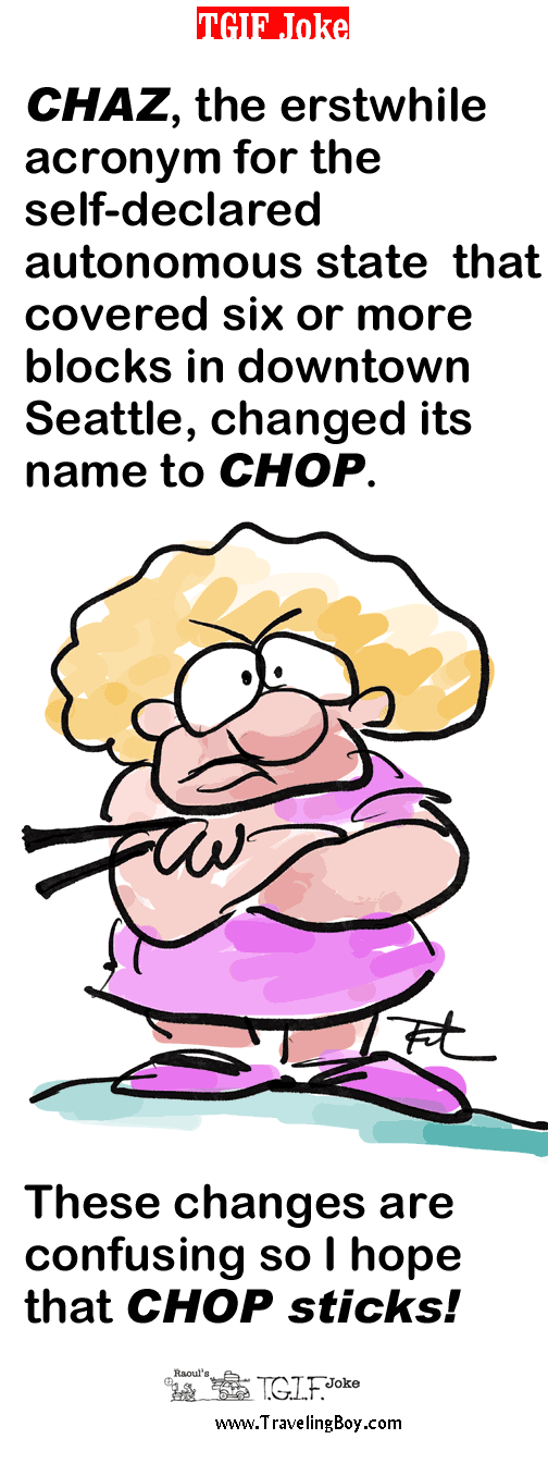 Don's Puns: CHOP Sticks