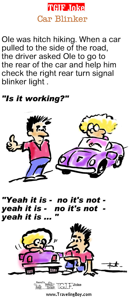 TGIF Joke of the Week: Car Blinker