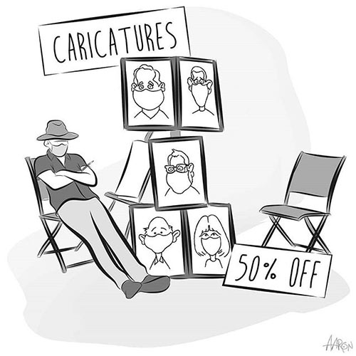 Parting Shots: Caricatures 50% Off