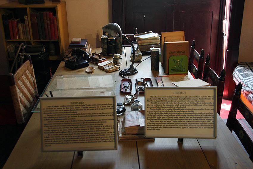 Leon Trotsky's study where he was murdered