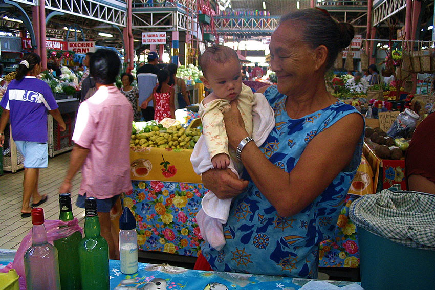 at the Marche de Papeete, Tahiti