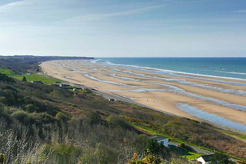Normandy beach, France