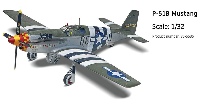 Revell P-51B Mustang model kit