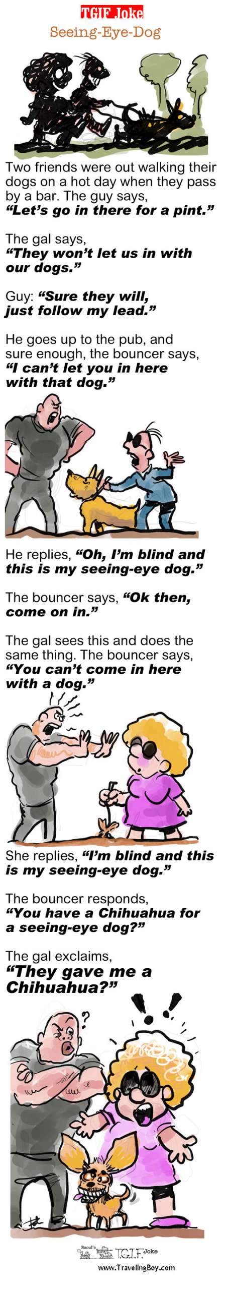 TGIF Joke of the Week: Seeing Eye Dog