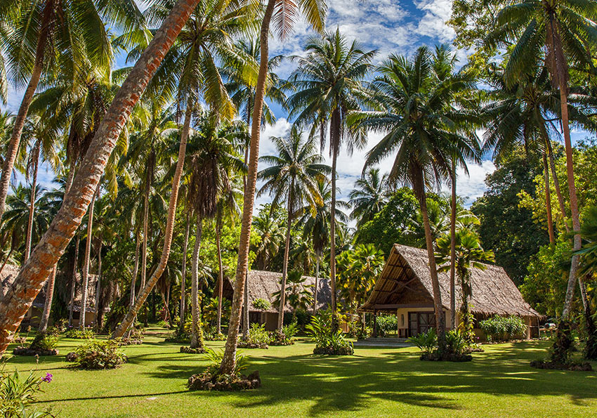 bungalows at Tavanipupu Island Resort and Spa