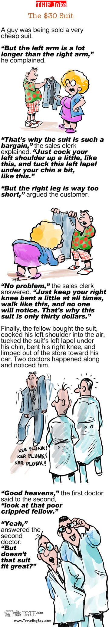 TGIF Joke of the Week: The $30 Suit