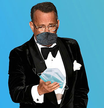 Tom Hanks in mask