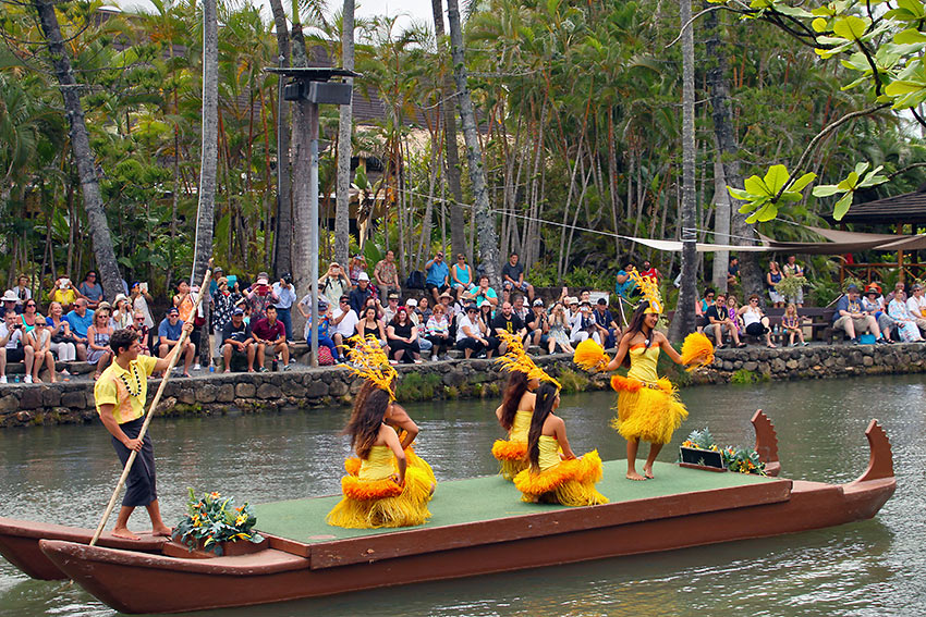 Rainbows of Paradise canoe pageant