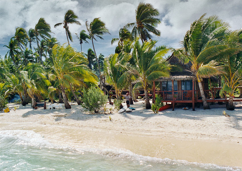 One Foot Island Post Office, Aitutaki, Cook Islands