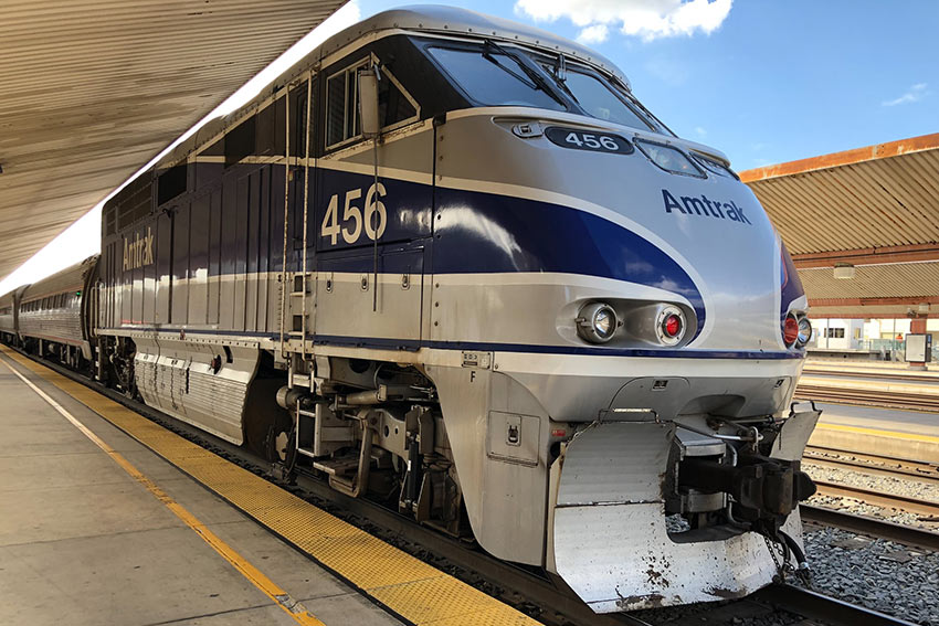 Amtrak train