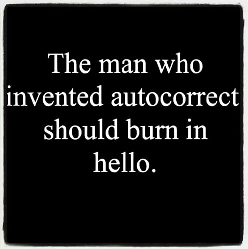 Parting Shots: Autocorrect