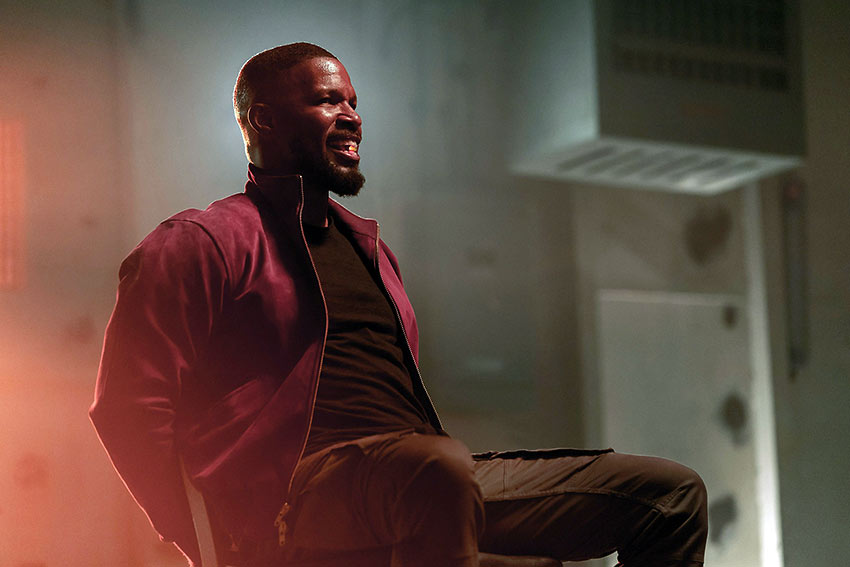 Jamie Foxx in a scene from Project Power