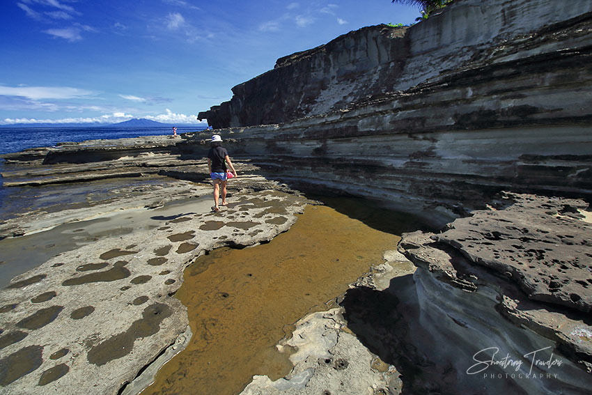 rock formations at Little Hagakhak Island