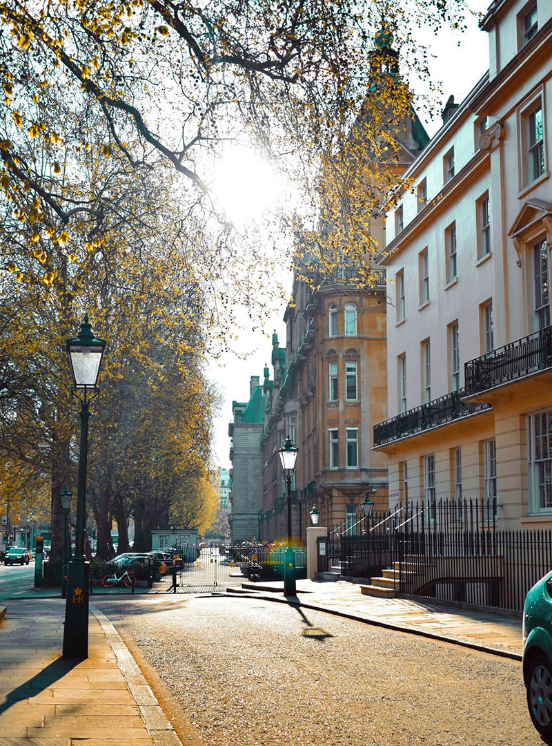 street scene, London