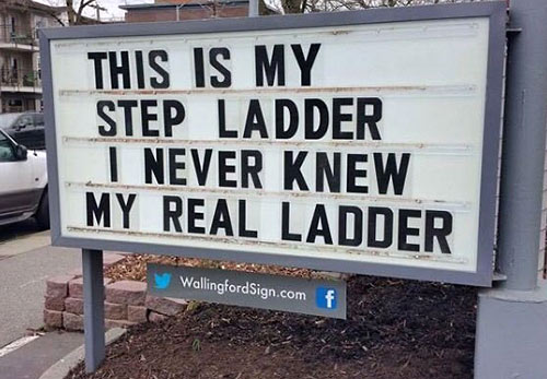 Parting Shots: Step Ladder