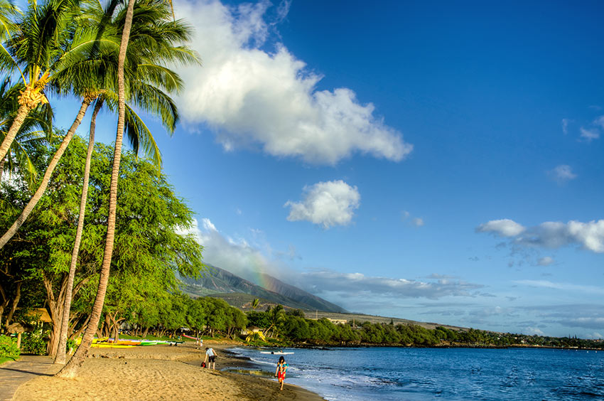 view south from historic Lahaina town