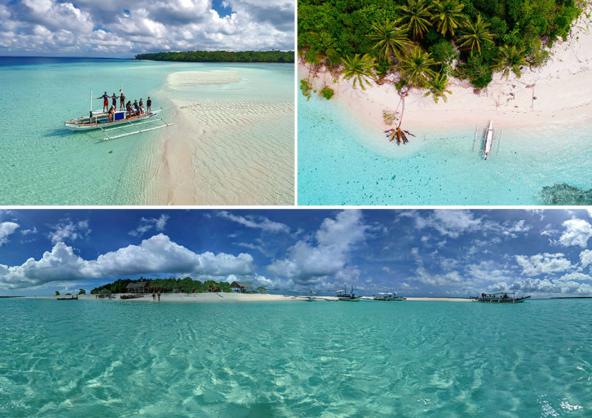 some of the islands in Balabac, southern Palawan