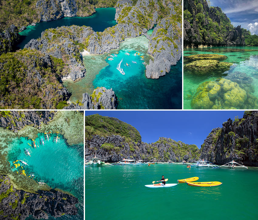 the Big and Small Lagoons at Miniloc Island, Bacuit Bay, El Nido