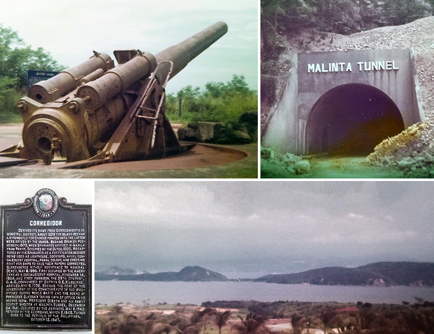 archival photos of Corregidor Island, Philippines