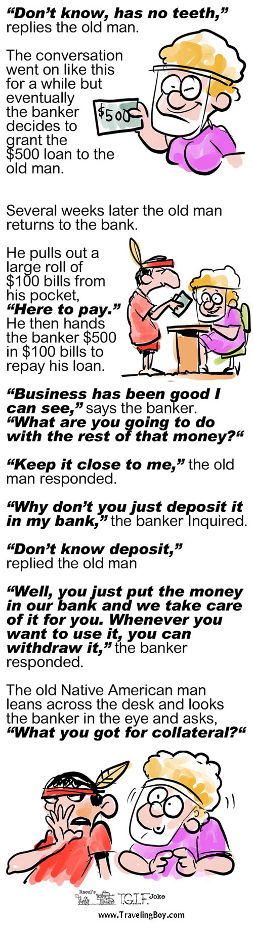 TGIF Joke of the Week: Indian Bank Loan 2