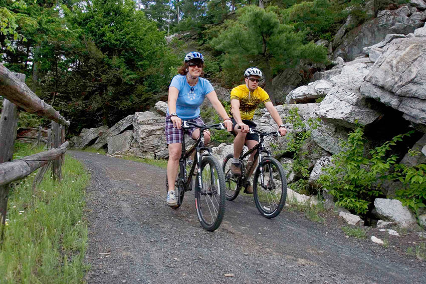 mountain biking