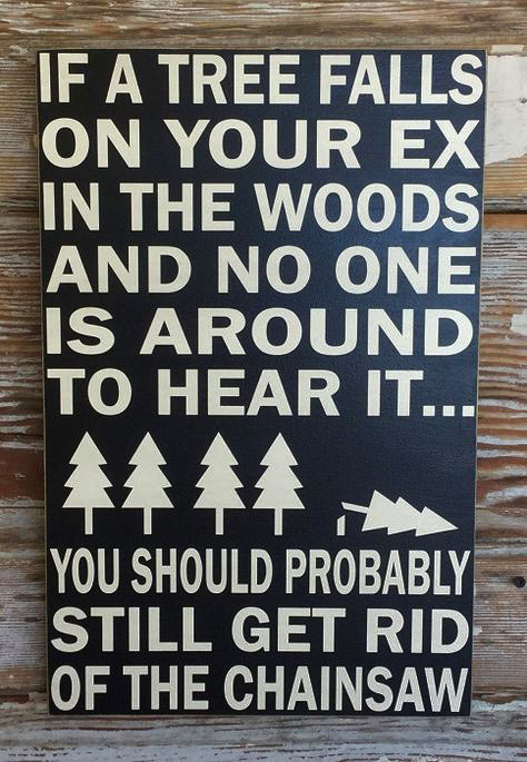 Parting Shots: Tree Falls on Your Ex