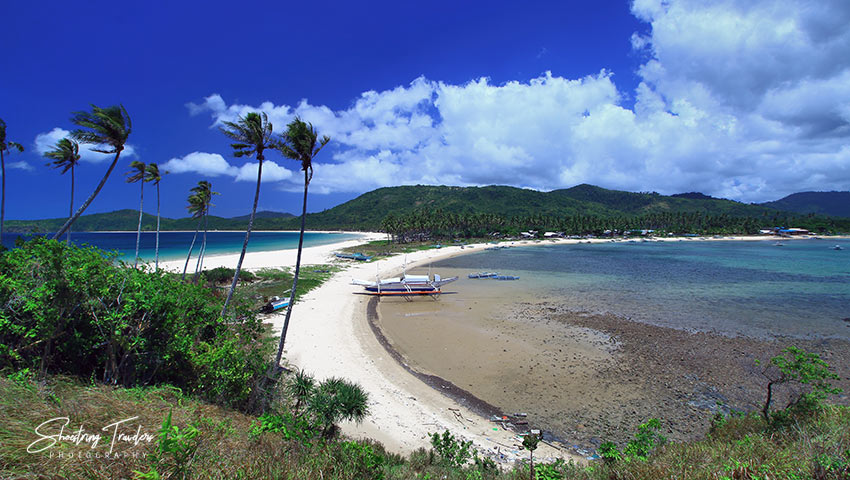 the Twin Beaches of Nacpan and Calitang