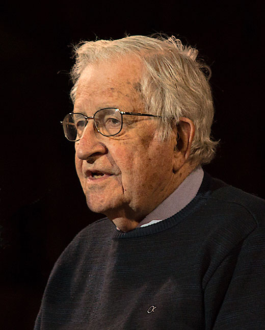 Avram Noam Chomsky portrait