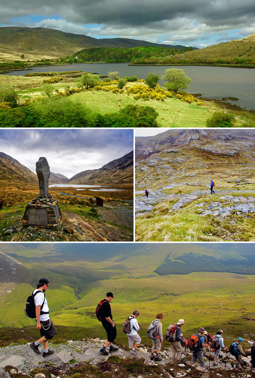 landscape scenery in Connemara in County Galway, Ireland