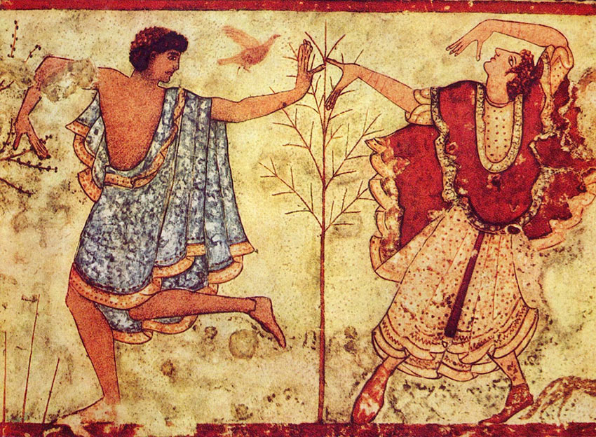 Etruscan dancers