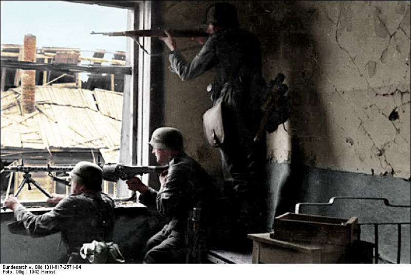 German troops in Stalingrad, 1942