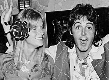 Paul and Linda McCartney