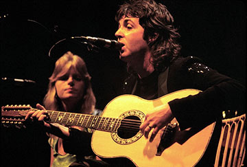 Paul McCartney with Linda McCartney