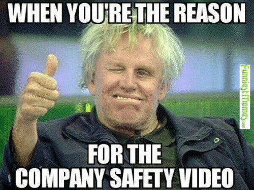 Parting Shots: Reason for Safety Video