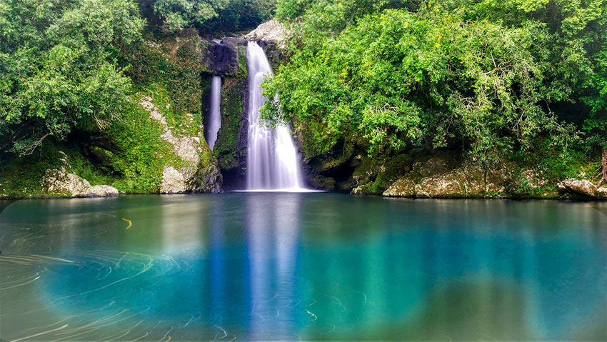 waterfall on Reunion Island