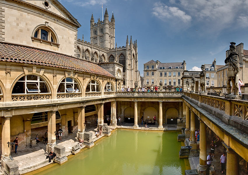 Roman Baths inn Bath, England