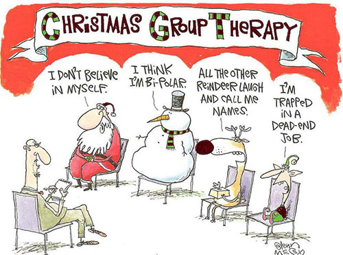 Parting Shots: Christmas Group Therapy