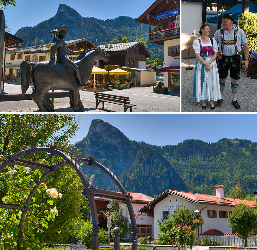 Oberammergau, Bavaria scenes