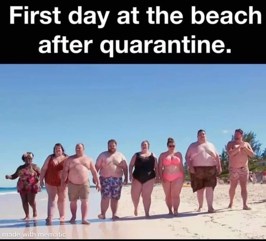 Parting Shots: 1st Day on Beach After Quarantine