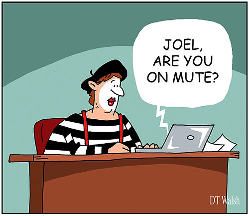 Parting Shots: Are You on Mute?