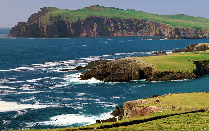 Ireland coastal scenery